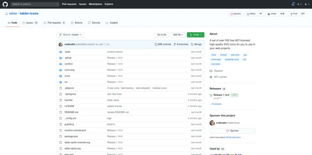 Current Github design
