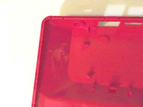 Plastic dremled back